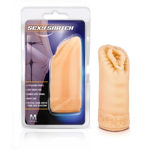 M for Men Sexy Snatch Vagina Stroker Beige - Ultimate Pleasure