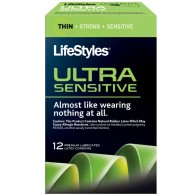 Condones Ultra Sensibles LifeStyles - Paquete de 12