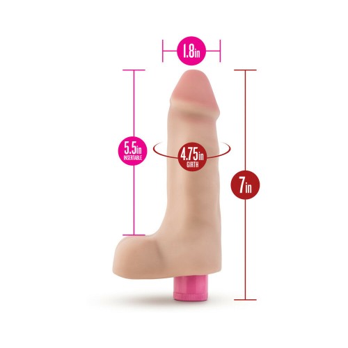 Dildo Vibrante Realista X5 Plus de 7 in. Beige