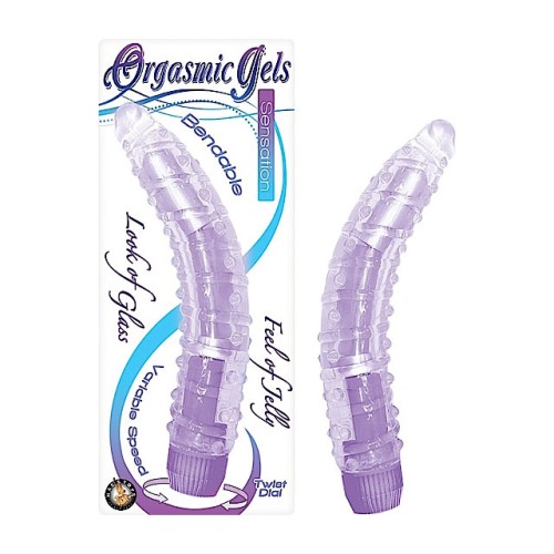 Gel Orgásmico Sensation Vibe de 7 pulgadas Morado