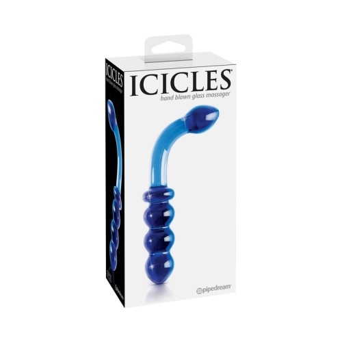 Pipedream Icicles No. 31 Curved Beaded Dual-Ended Glass Dildo