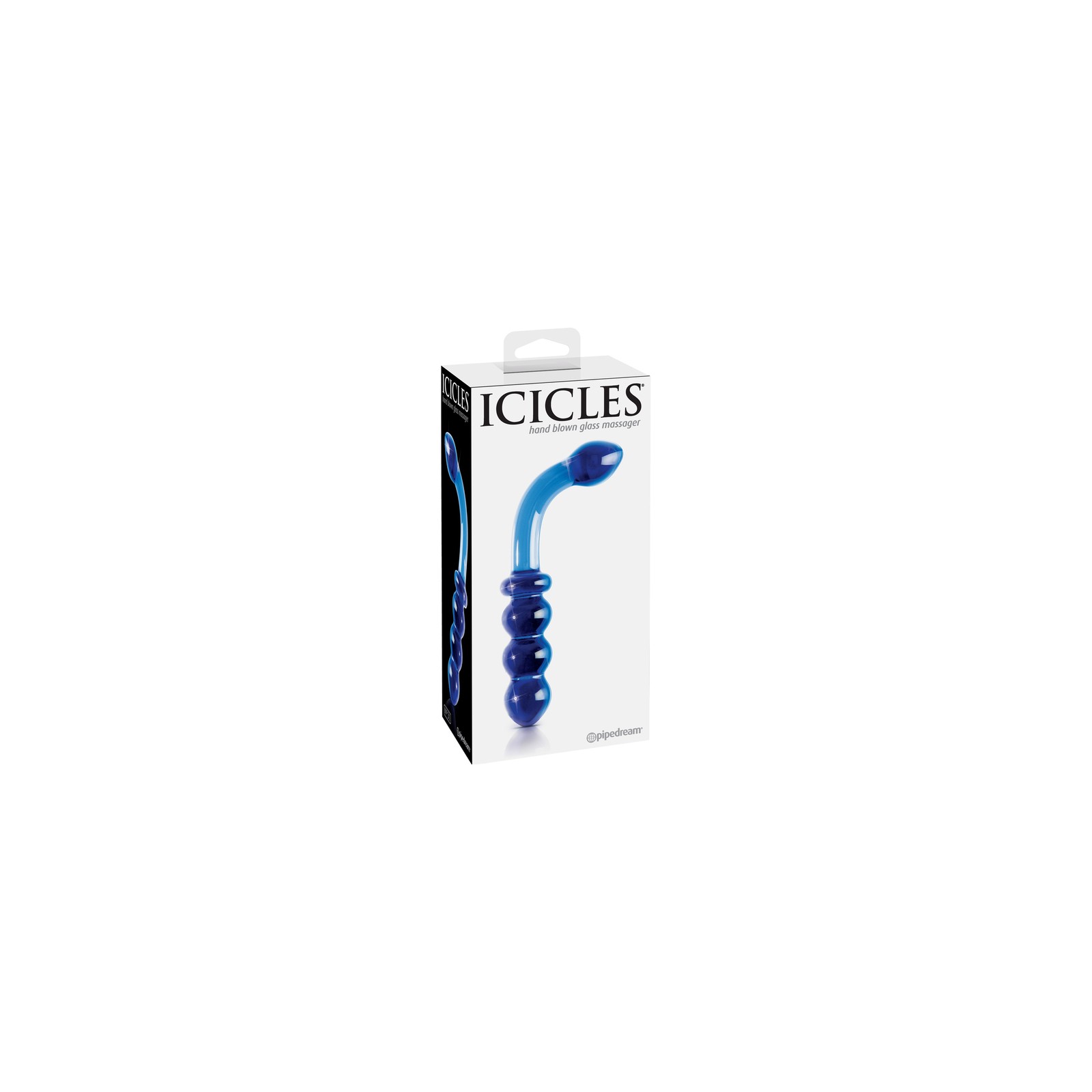 Dildo de Cristal Curvado Pipedream Icicles No. 31