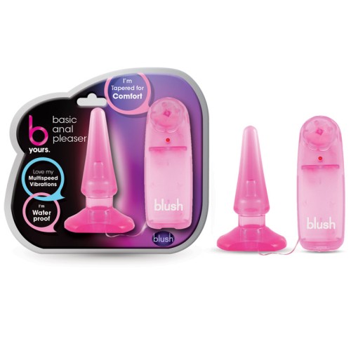 Plug Anal Vibrante Control Remoto B Yours Basic Rosa