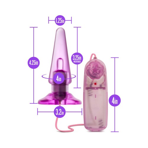 B Yours Basic Remote-Controlled Vibrating Anal Plug Pink