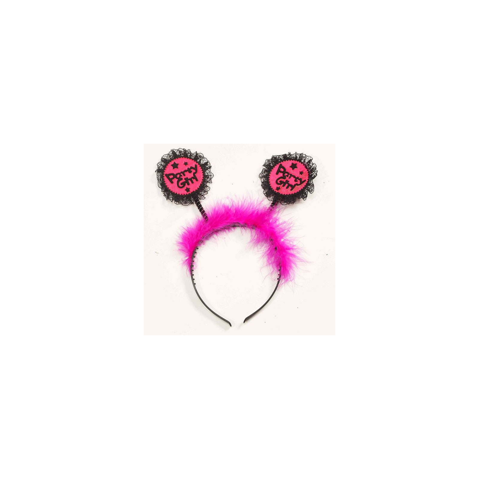 Party Girl Headband Black Pink