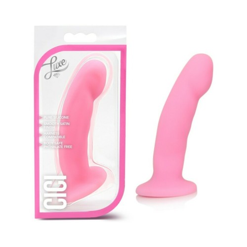 Dildo Curvado de Silicona Luxe Cici