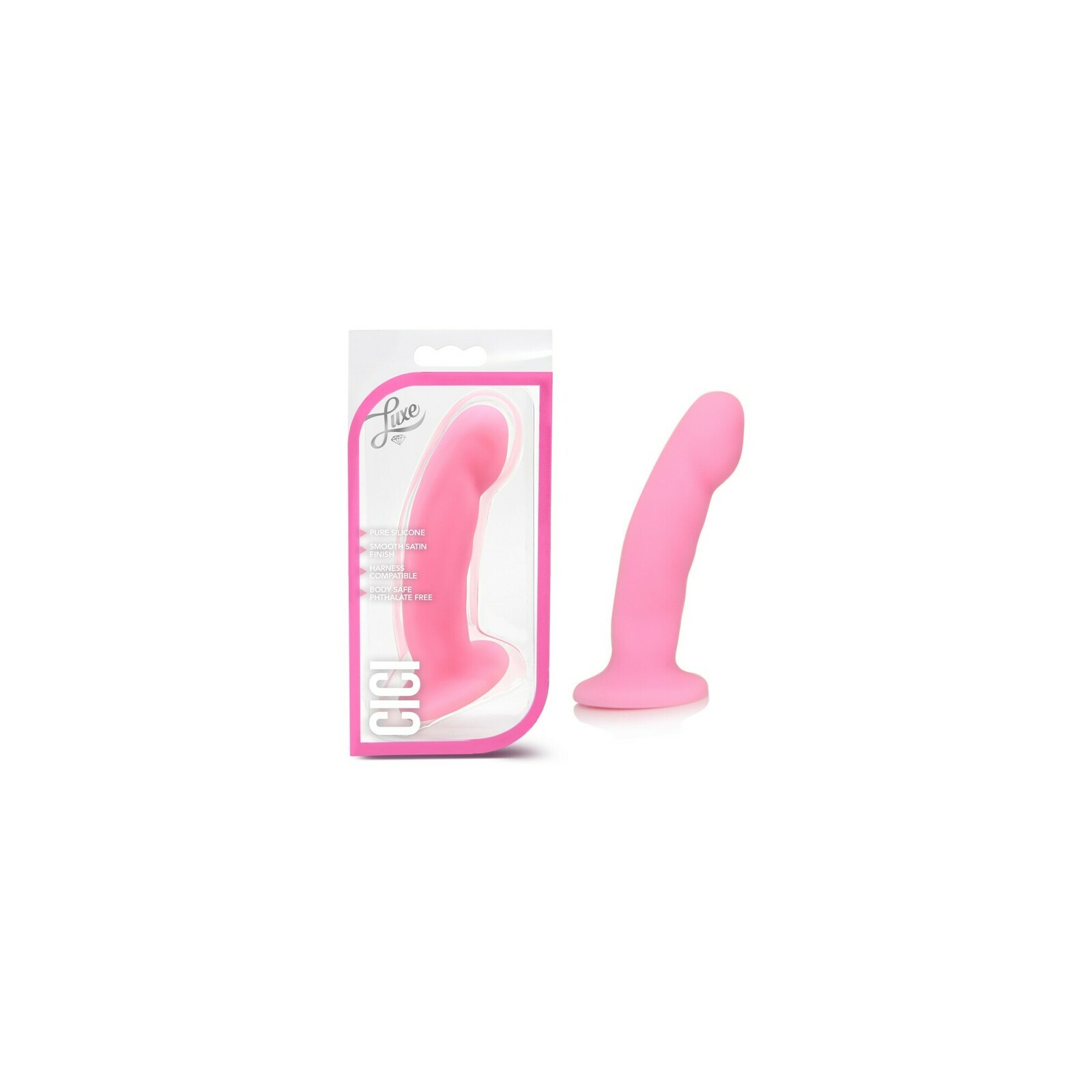 Luxe Cici Curved Silicone Dildo