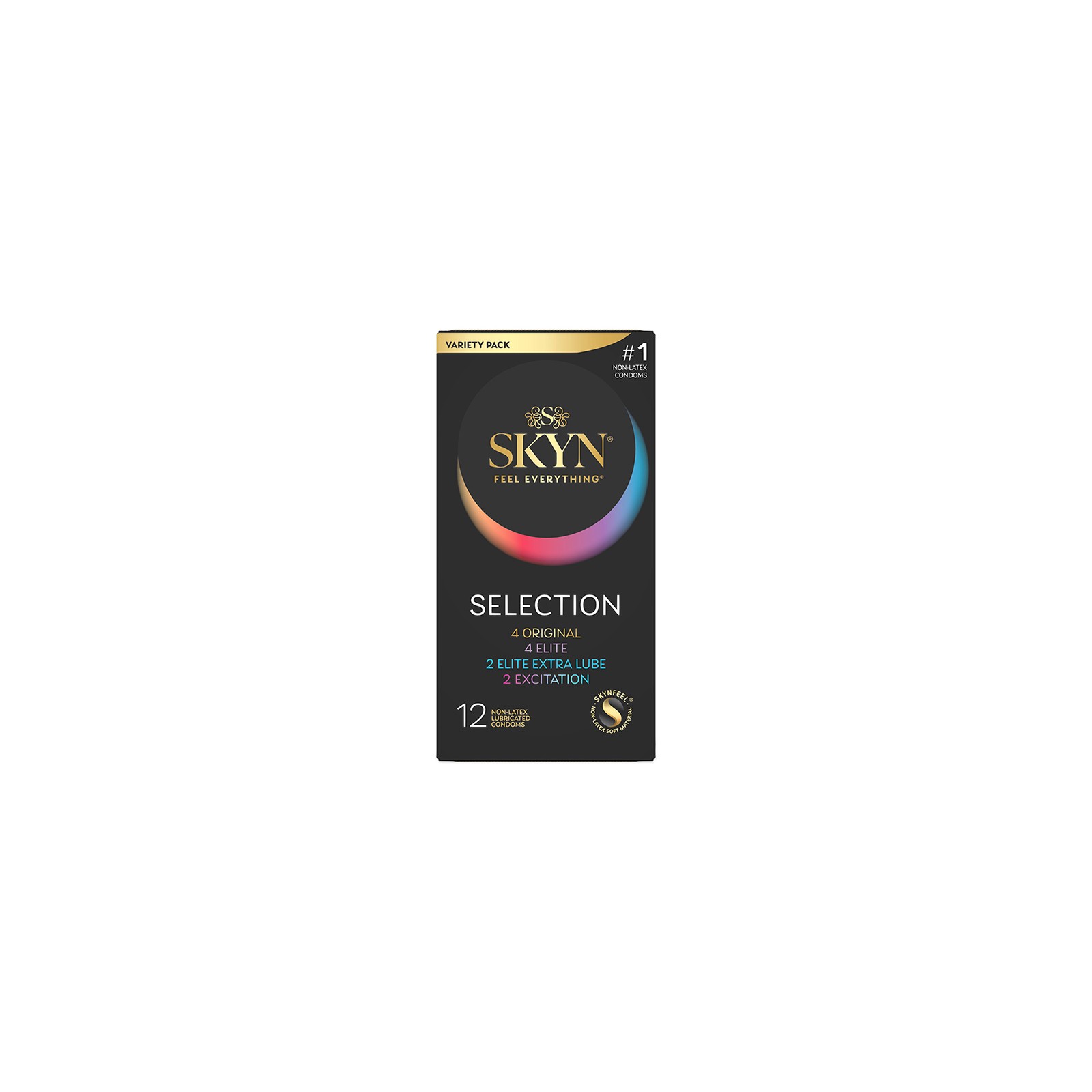 Selección de Condones Sin Látex LifeStyles SKYN - 12 Pack