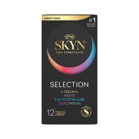 Selección de Condones Sin Látex LifeStyles SKYN - 12 Pack