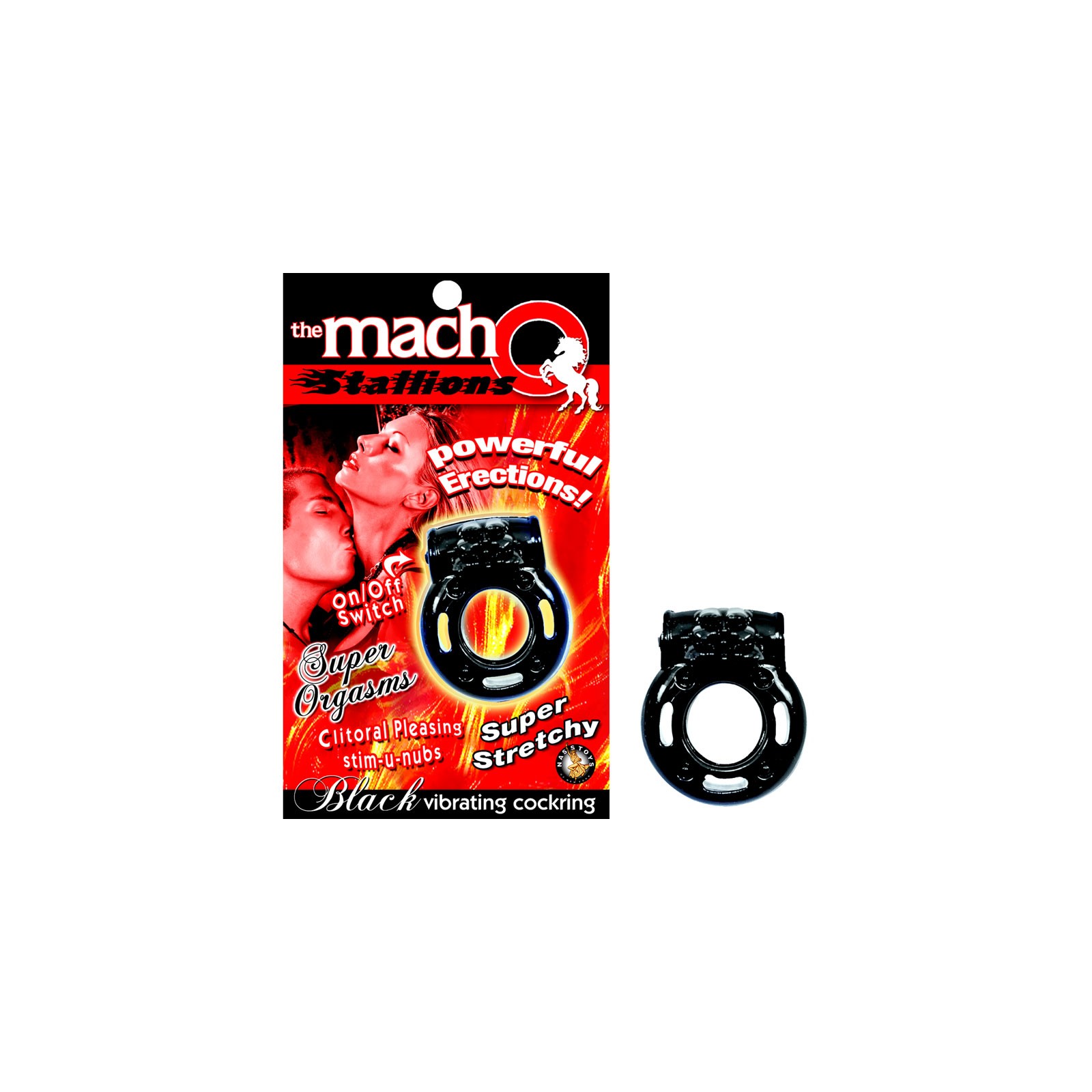 Macho Stallions Vibrating Cock Ring for Enhanced Pleasure