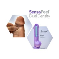 Dildo Vibrador de Densidad Dual Au Naturel Tomas de 9 Pulgadas