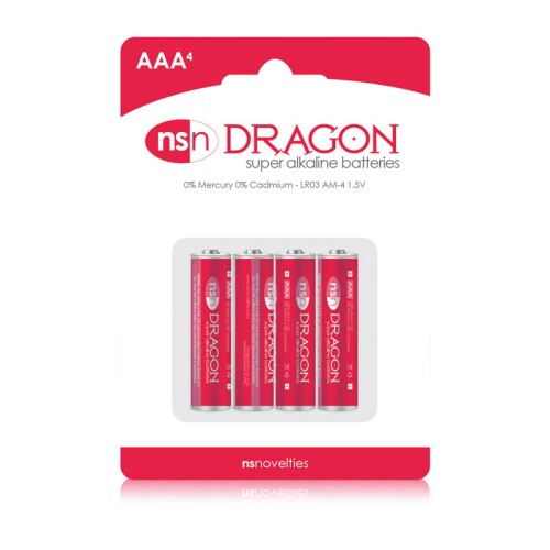 Dragon Alkaline AAA Batteries for Toys