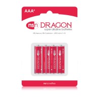 Dragon Alkaline AAA Batteries for Toys