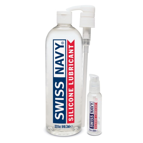 Lubricante de Silicona Swiss Navy 32 oz para un Placer Duradero