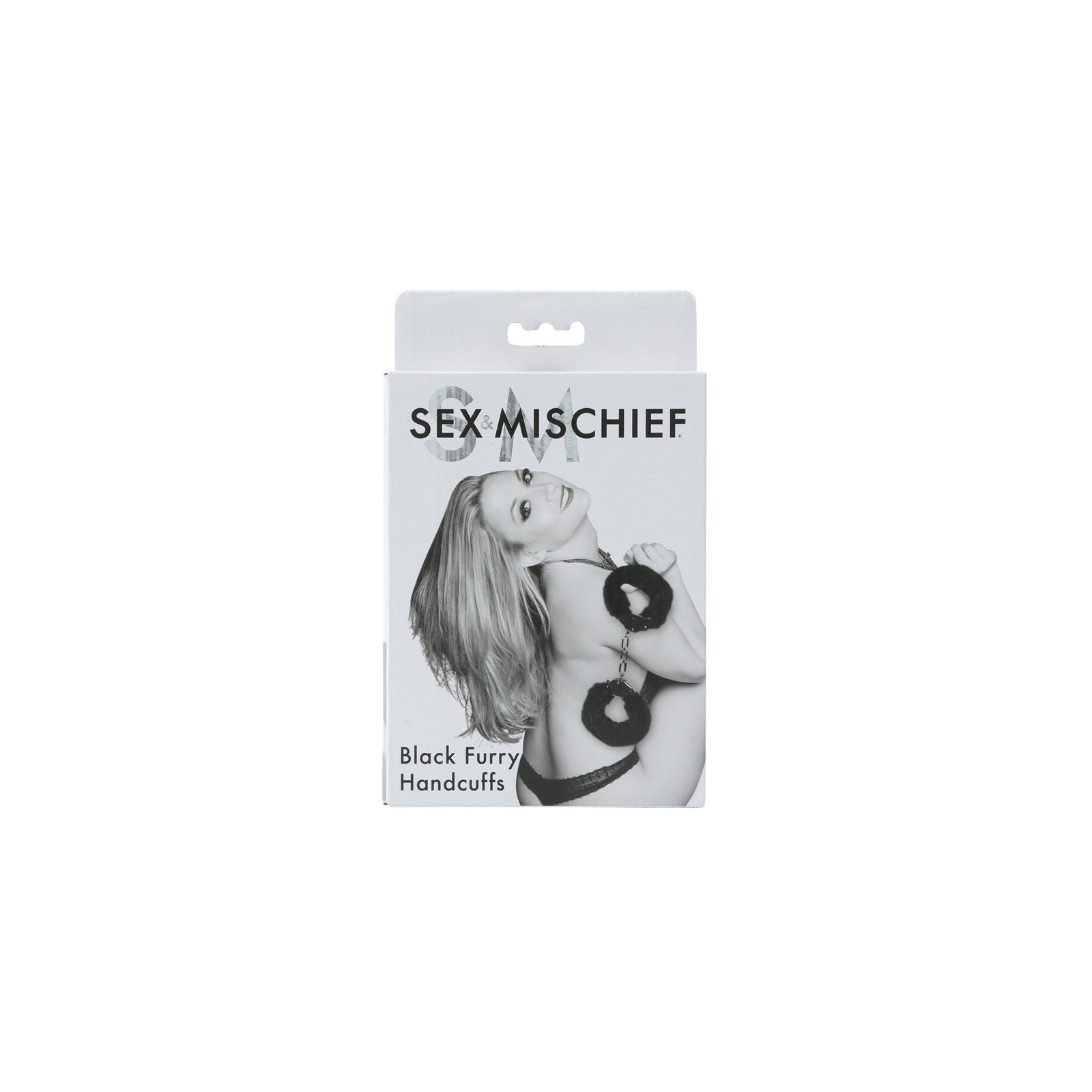 Sportsheets Sex & Mischief Furry Handcuffs Black