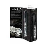 Flogger de Cuero Icicles No. 38