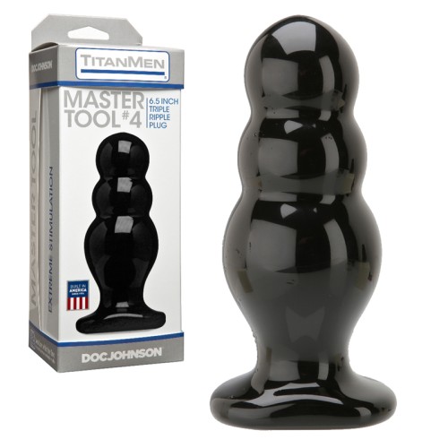 TitanMen Master Tool #4 Black for Advanced Pleasure