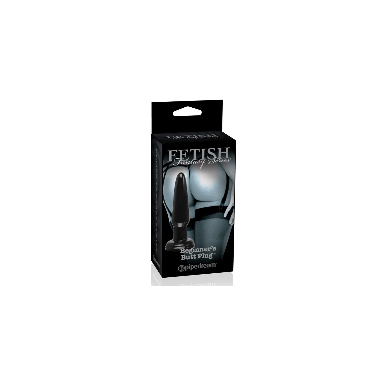 Pipedream Fetish Fantasy Series Beginner's Butt Plug Black - Safe Play