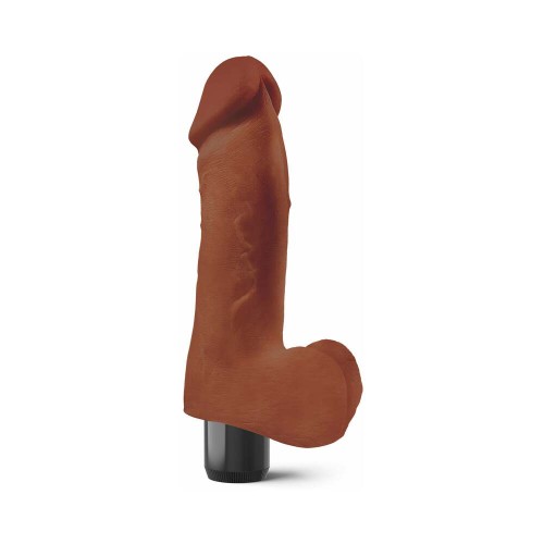 Pipedream Real Feel Lifelike Toyz No. 2 Realistic 7.25 inch Vibrating Dildo With Balls Brown