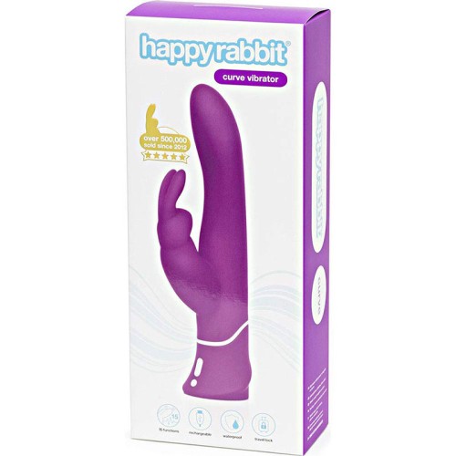 Vibrador Conejo Happy Rabbit Curve de Silicona