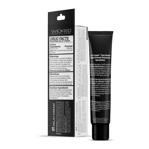 Wicked Overtime Delay Cream for Lasting Pleasure