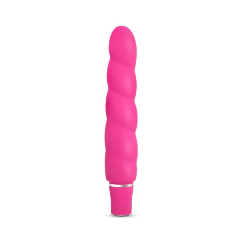 Vibrador Slimline de Silicona Luxe Anastasia Rosa