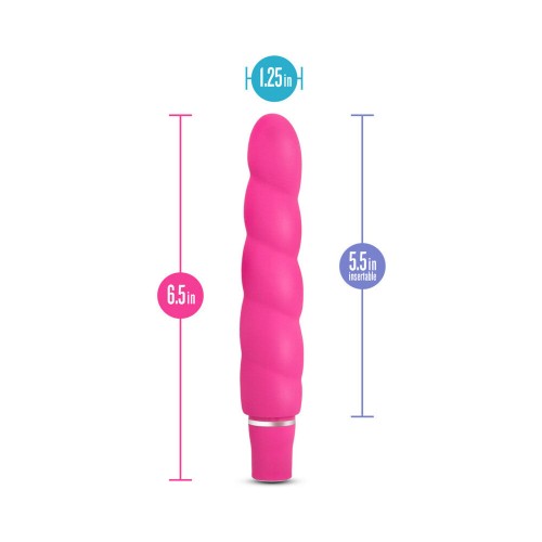 Luxe Anastasia Silicone Slimline Vibrator Pink