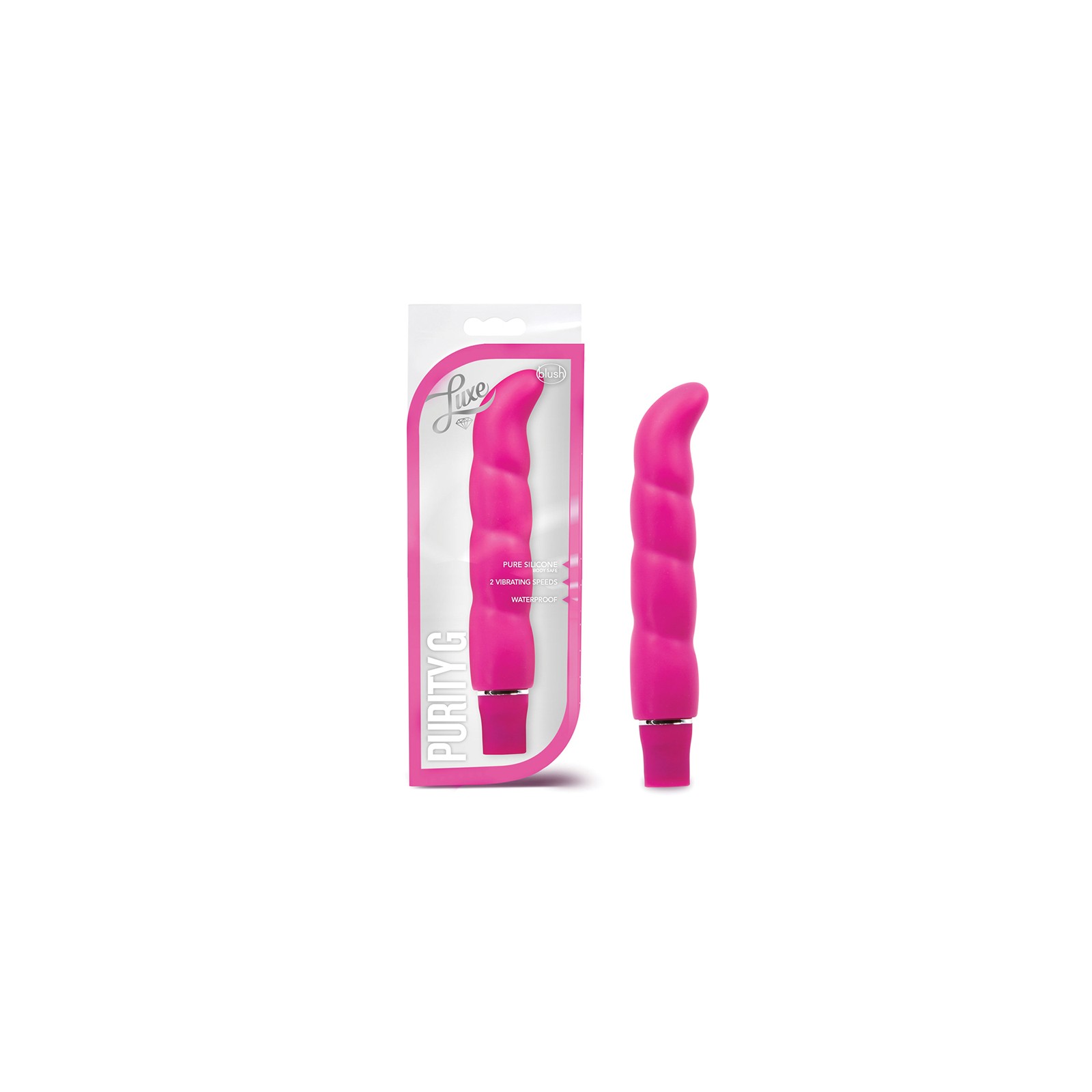 Luxe Purity G Vibrador Slimline Silicona