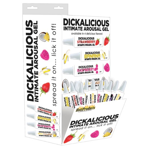 Dickalicious Intimate Arousal Gel Assorted Flavor