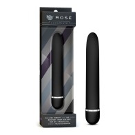 Rose Luxuriate Classic Slimline Vibrator Black - Buy Now