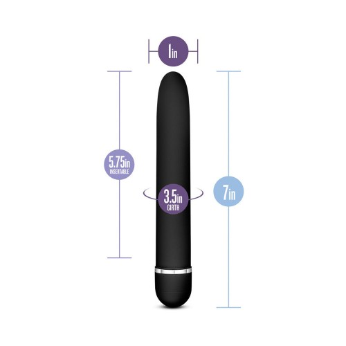 Vibrador Clásico Slimline Luxuriate Rosa Negro - Compra Ahora