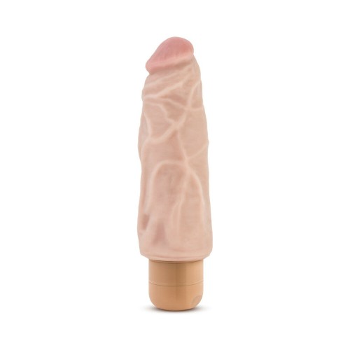 Dr. Skin Vibe 9 Dildo Vibrador Realista 7.5 Pulgadas - Beige