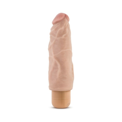 Dr. Skin Vibe 9 Realistic 7.5 in. Vibrating Dildo - Beige