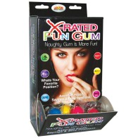 X-Rated Fun Gum Wall Mount DP - Fun Candy for Adults