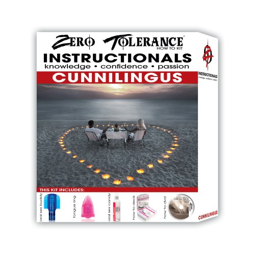 Cartas de Instrucciones de Cunnilingus Zero Tolerance