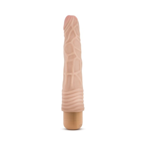 Dr. Skin Vibe 2 Realistic 9 in. Vibrating Dildo in Beige