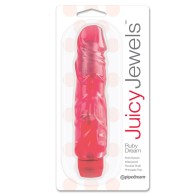 Pipedream Juicy Jewels Ruby Dream Vibrador Realista Rojo