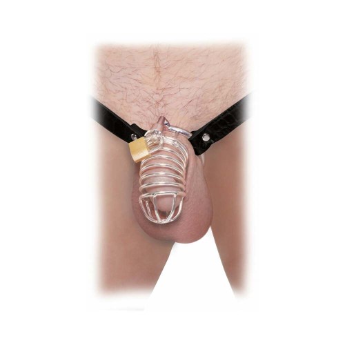 Pipedream Fetish Fantasy Extreme Chastity Belt Locking Cock Cage