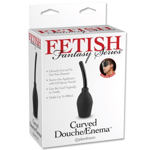 Pipedream Fetish Fantasy Douche/Enema Curvado Negro