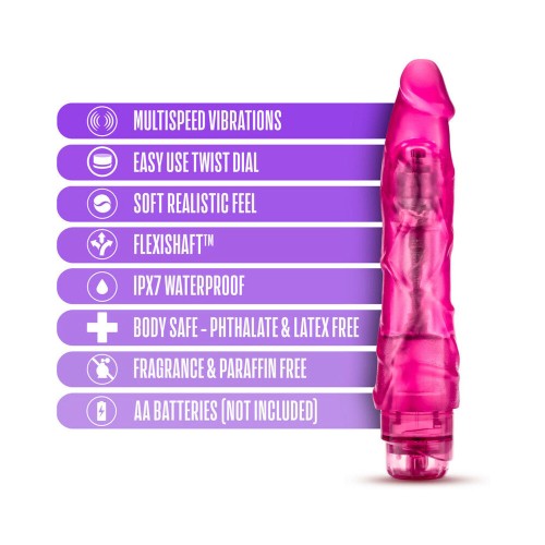 B Yours Vibe 1 Dildo Vibrante Realista Rosa