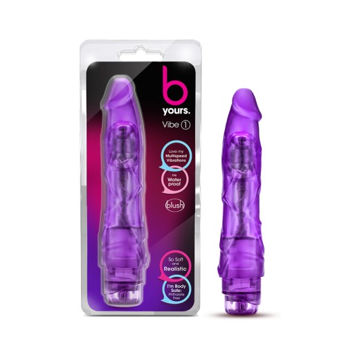 B Yours Vibe 1 Realistic Vibrating Dildo 9 Inch