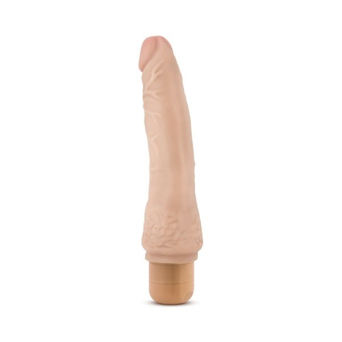 Dr. Skin Vibe 7 Vibrating Dildo Realistic Beige