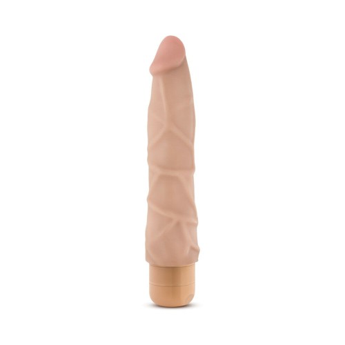 Dr. Skin Vibe 1 Realistic 9 in. Vibrating Dildo Beige