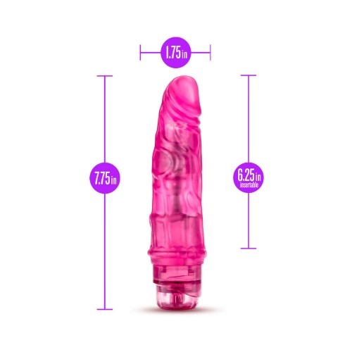 B Yours Vibe 3 Realistic Vibrating Dildo Pink