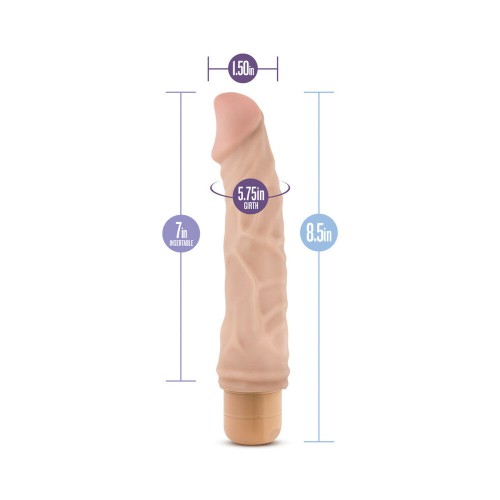 Dr. Skin Vibe 6 Dildo Realista Vibrante Beige