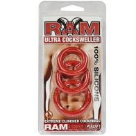 Conjunto de 3 Anillos Cocksweller de Silicona Ultra Ram