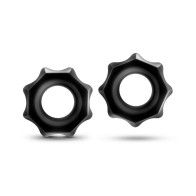 Stay Hard Nutz Cockring 2-Pack Black - Enhance Your Performance