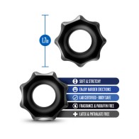 Stay Hard Nutz Cockring 2-Pack Black - Enhance Your Performance