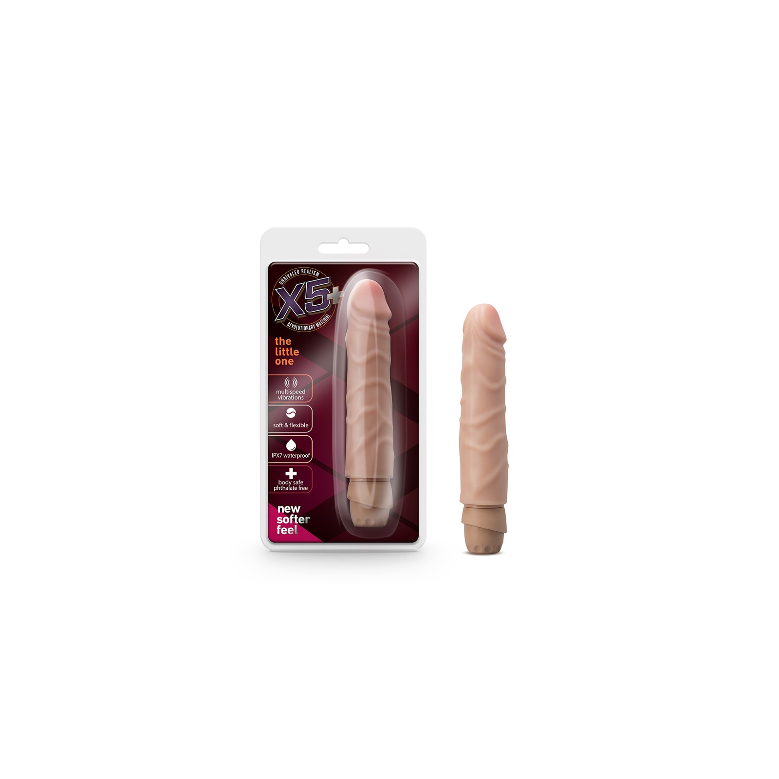 X5 Plus The Little One Vibrating Dildo - Realistic Pleasure