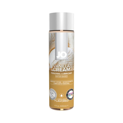 JO H2O Vanilla Cream Flavored Lubricant 4 oz